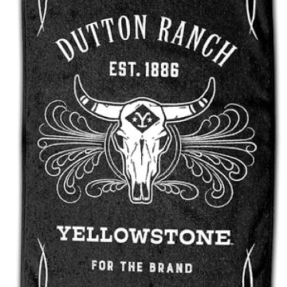 🆕 Yellowstone Dutton Ranch Whiskey Label Beach Towel